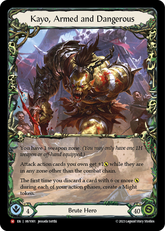 Kayo, Armed and Dangerous - Flesh and Blood TCG - MoxLand