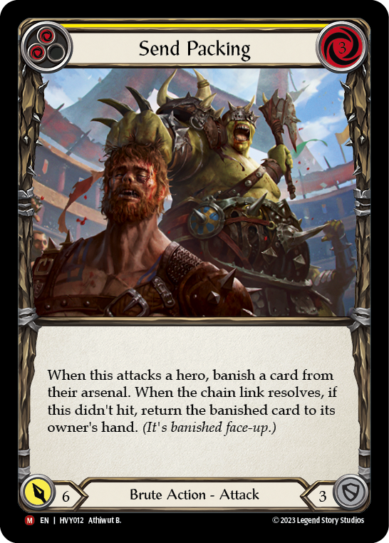 Send Packing (Yellow) - Flesh and Blood TCG - MoxLand