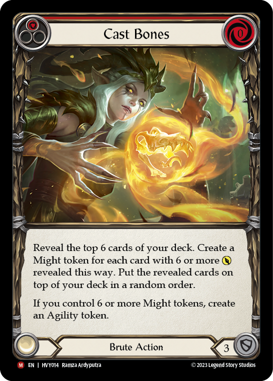Cast Bones (Red) - Flesh and Blood TCG - MoxLand