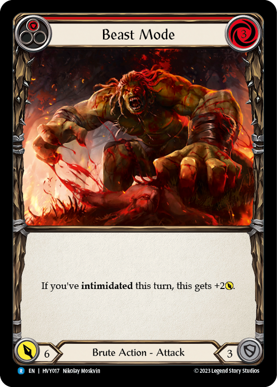 Beast Mode (Red) - Flesh and Blood TCG - MoxLand