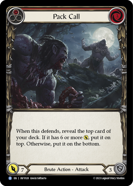 Pack Call (Red) - Flesh and Blood TCG - MoxLand