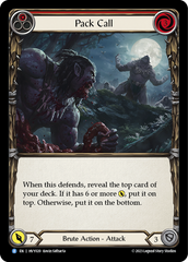 Pack Call (Red) - Flesh and Blood TCG - MoxLand