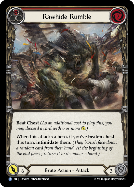 Rawhide Rumble (Red) - Flesh and Blood TCG - MoxLand