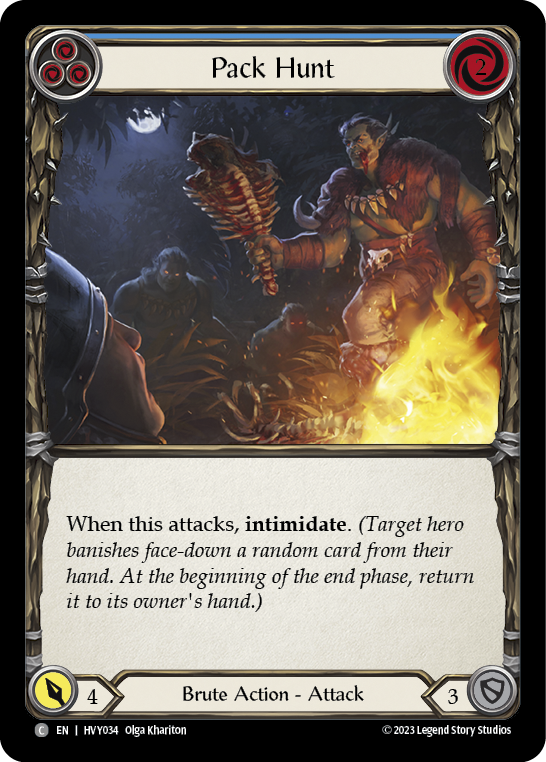 Pack Hunt (Blue) - Flesh and Blood TCG - MoxLand