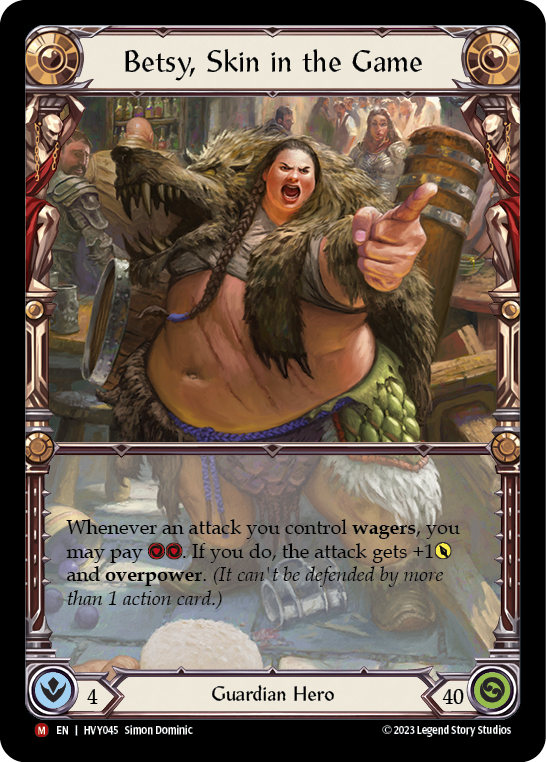 Betsy, Skin in the Game - Flesh and Blood TCG - MoxLand
