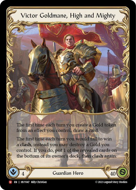 Victor Goldmane, High and Mighty - Flesh and Blood TCG - MoxLand