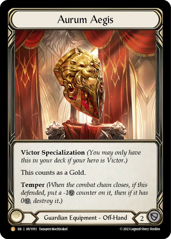 Aurum Aegis - Flesh and Blood TCG - MoxLand