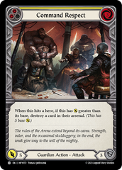 Command Respect (Yellow) - Flesh and Blood TCG - MoxLand