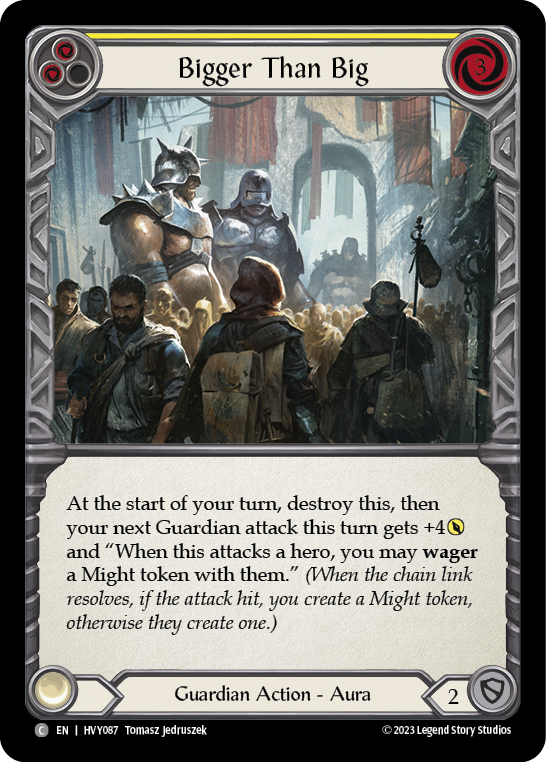 Bigger Than Big (Yellow) - Flesh and Blood TCG - MoxLand