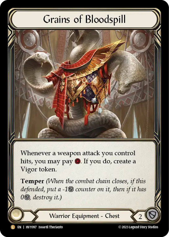 Grains of Bloodspill - Flesh and Blood TCG - MoxLand