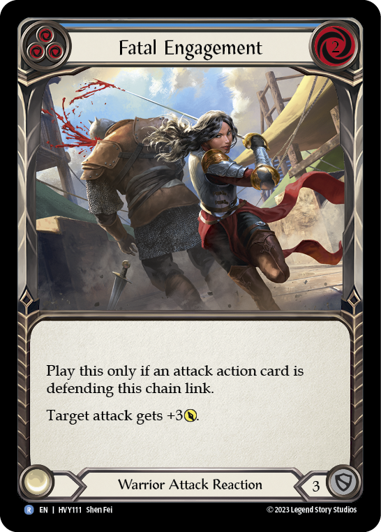Fatal Engagement (Blue) - Flesh and Blood TCG - MoxLand