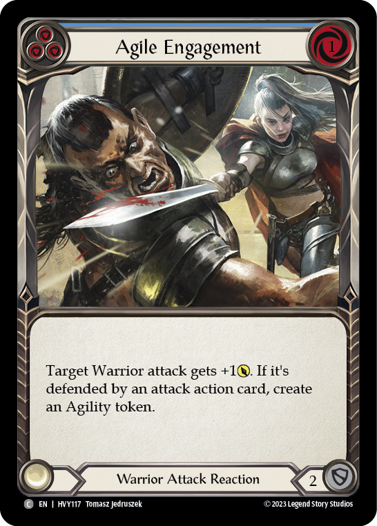 Agile Engagement (Blue) - Flesh and Blood TCG - MoxLand