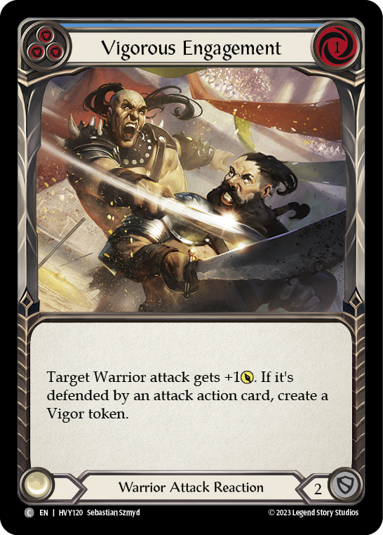 Vigorous Engagement (Blue) - Flesh and Blood TCG - MoxLand