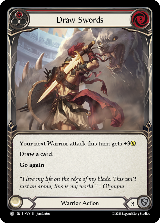 Draw Swords (Red) - Flesh and Blood TCG - MoxLand