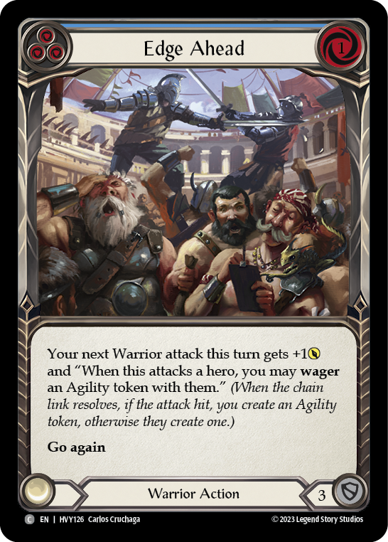 Edge Ahead (Blue) - Flesh and Blood TCG - MoxLand