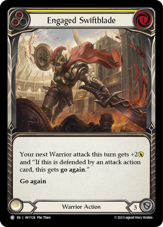Engaged Swiftblade (Yellow) - Flesh and Blood TCG - MoxLand