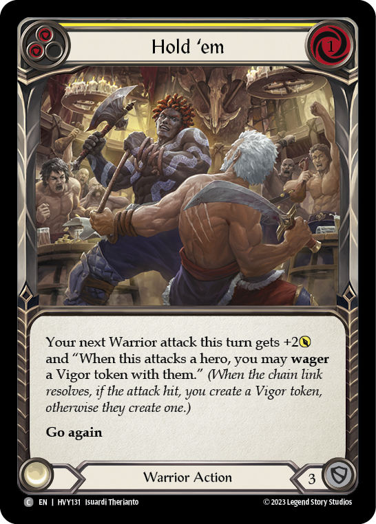 Hold 'em (Yellow) - Flesh and Blood TCG - MoxLand