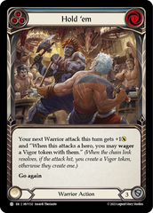 Hold 'em (Blue) - Flesh and Blood TCG - MoxLand
