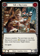 Talk a Big Game (Blue) - Flesh and Blood TCG - MoxLand