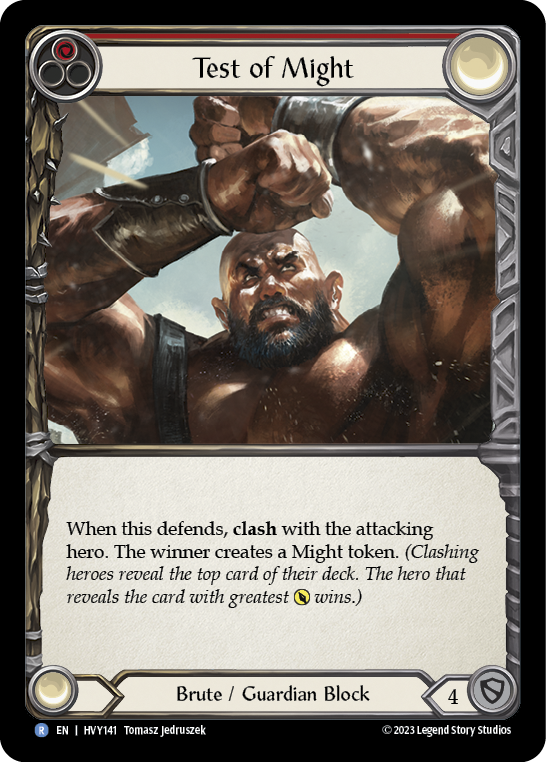 Test of Might (Red) - Flesh and Blood TCG - MoxLand