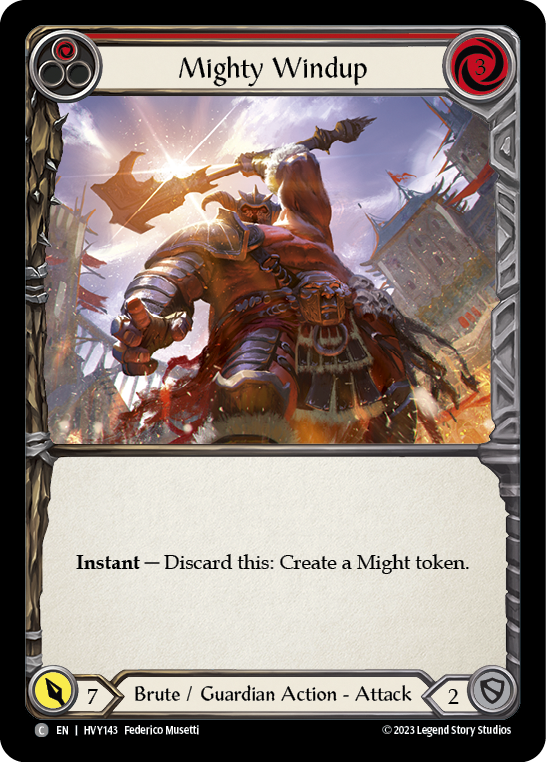 Mighty Windup (Red) - Flesh and Blood TCG - MoxLand
