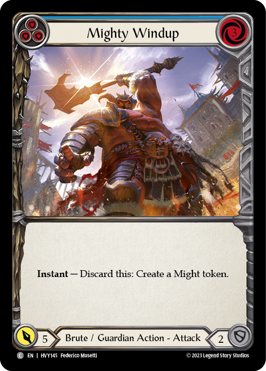 Mighty Windup (Blue) - Flesh and Blood TCG - MoxLand