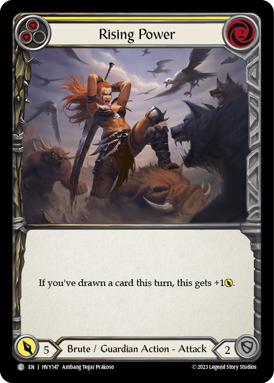 Rising Power (Yellow) - Flesh and Blood TCG - MoxLand