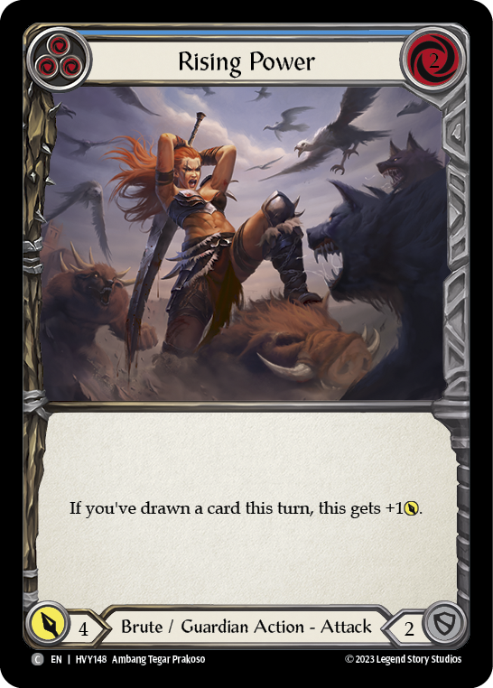 Rising Power (Blue) - Flesh and Blood TCG - MoxLand