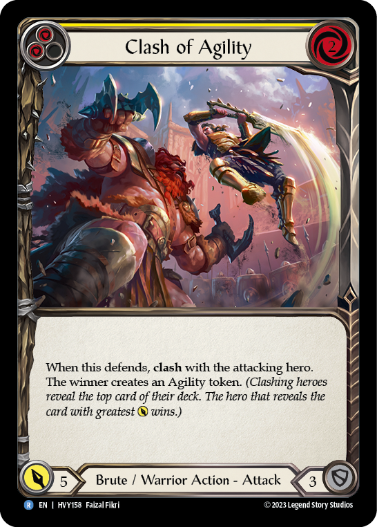 Clash of Agility (Yellow) - Flesh and Blood TCG - MoxLand