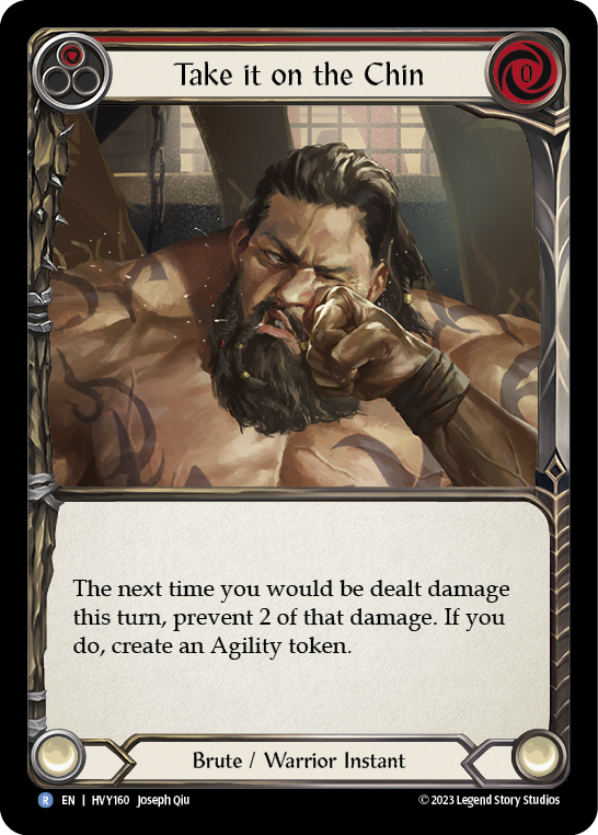 Take it on the Chin (Red) - Flesh and Blood TCG - MoxLand