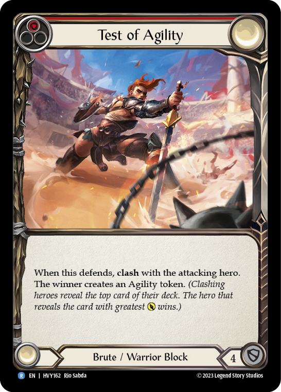 Test of Agility (Red) - Flesh and Blood TCG - MoxLand