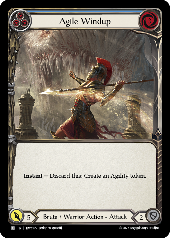 Agile Windup (Blue) - Flesh and Blood TCG - MoxLand