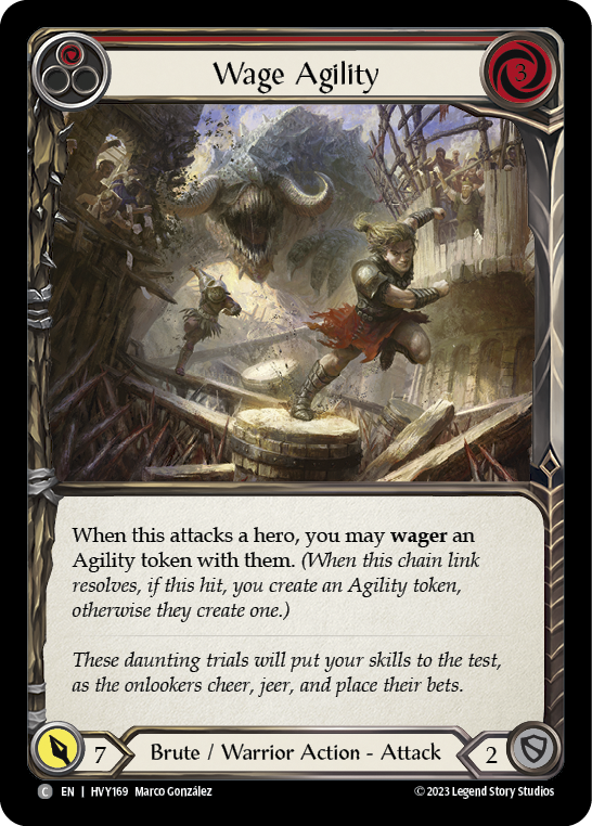 Wage Agility (Red) - Flesh and Blood TCG - MoxLand