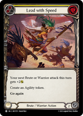Lead with Speed (Yellow) - Flesh and Blood TCG - MoxLand
