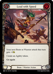 Lead with Speed (Blue) - Flesh and Blood TCG - MoxLand