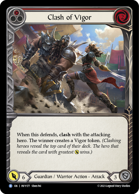 Clash of Vigor (Red) - Flesh and Blood TCG - MoxLand