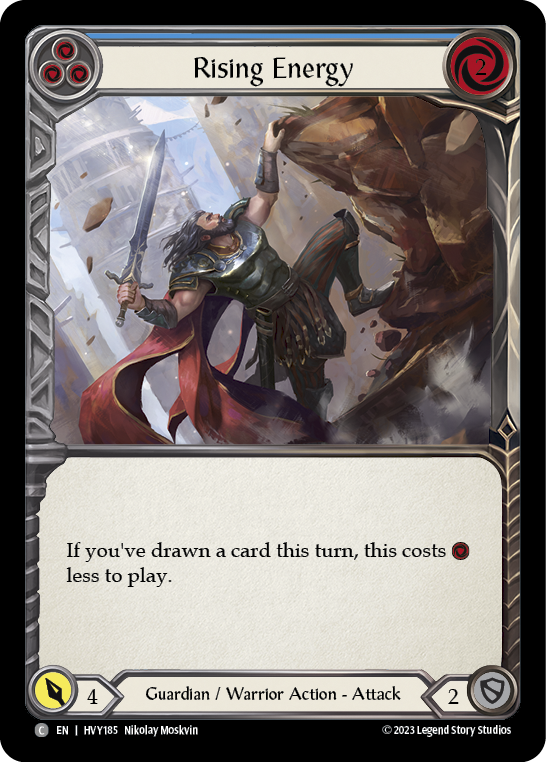 Rising Energy (Blue) - Flesh and Blood TCG - MoxLand