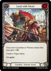 Lead with Heart (Red) - Flesh and Blood TCG - MoxLand