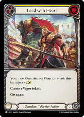 Lead with Heart (Yellow) - Flesh and Blood TCG - MoxLand