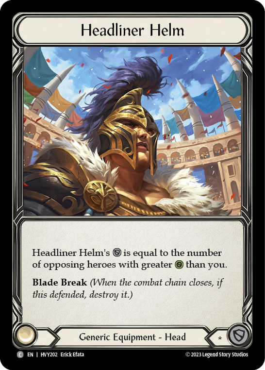 Headliner Helm - Flesh and Blood TCG - MoxLand