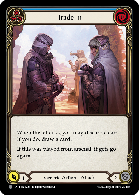 Trade In (Blue) - Flesh and Blood TCG - MoxLand