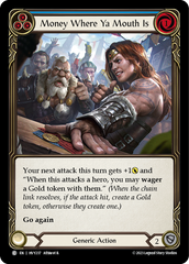 Money Where Ya Mouth Is (Blue) - Flesh and Blood TCG - MoxLand
