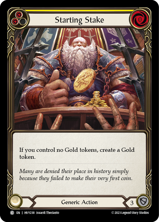 Starting Stake (Yellow) - Flesh and Blood TCG - MoxLand