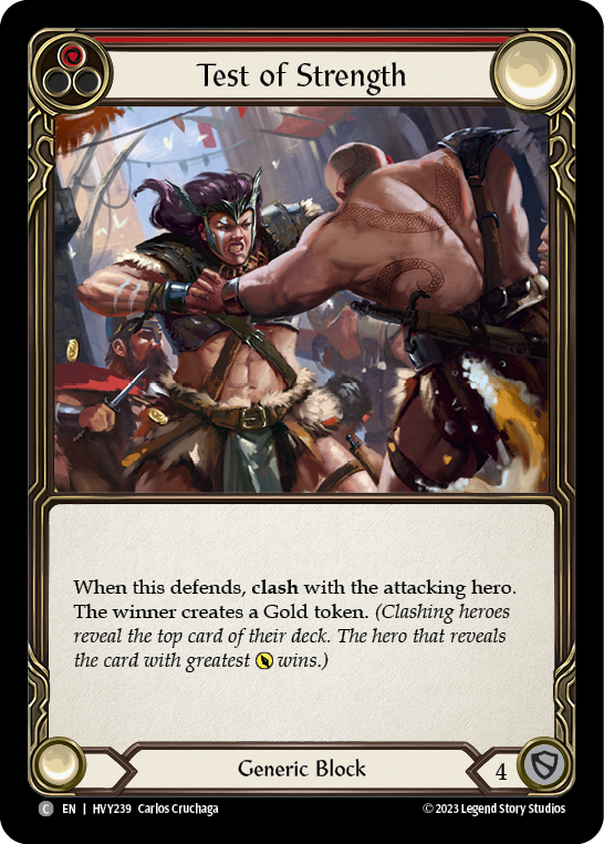 Test of Strength (Red) - Flesh and Blood TCG - MoxLand