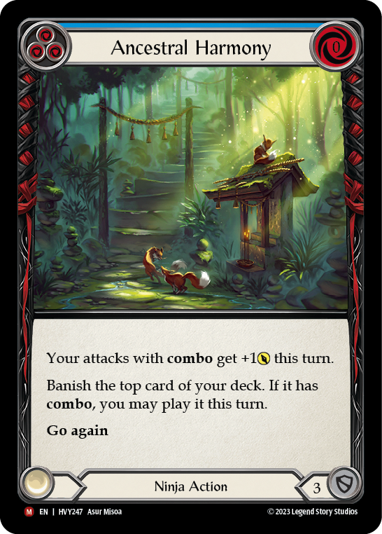 Ancestral Harmony (Blue) - Flesh and Blood TCG - MoxLand