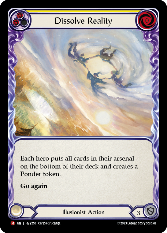 Dissolve Reality (Yellow) - Flesh and Blood TCG - MoxLand