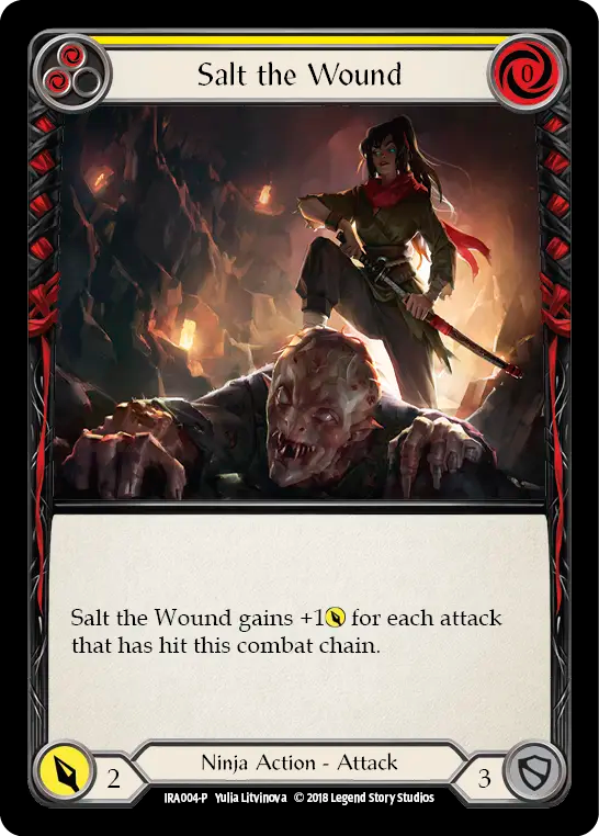Salt the Wound (Yellow) - Flesh and Blood TCG - MoxLand