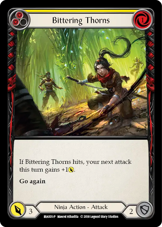 Bittering Thorns (Yellow) - Flesh and Blood TCG - MoxLand