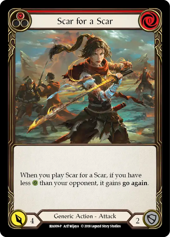 Scar for a Scar (Red) - Flesh and Blood TCG - MoxLand