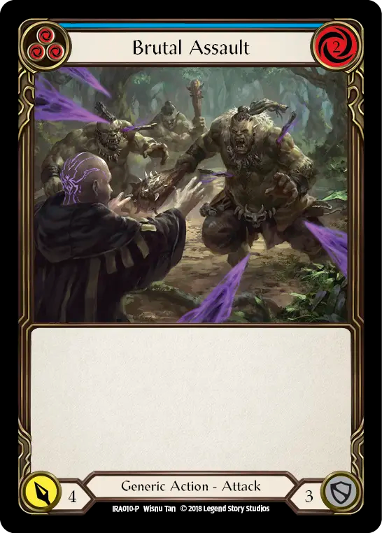 Brutal Assault (Blue) - Flesh and Blood TCG - MoxLand